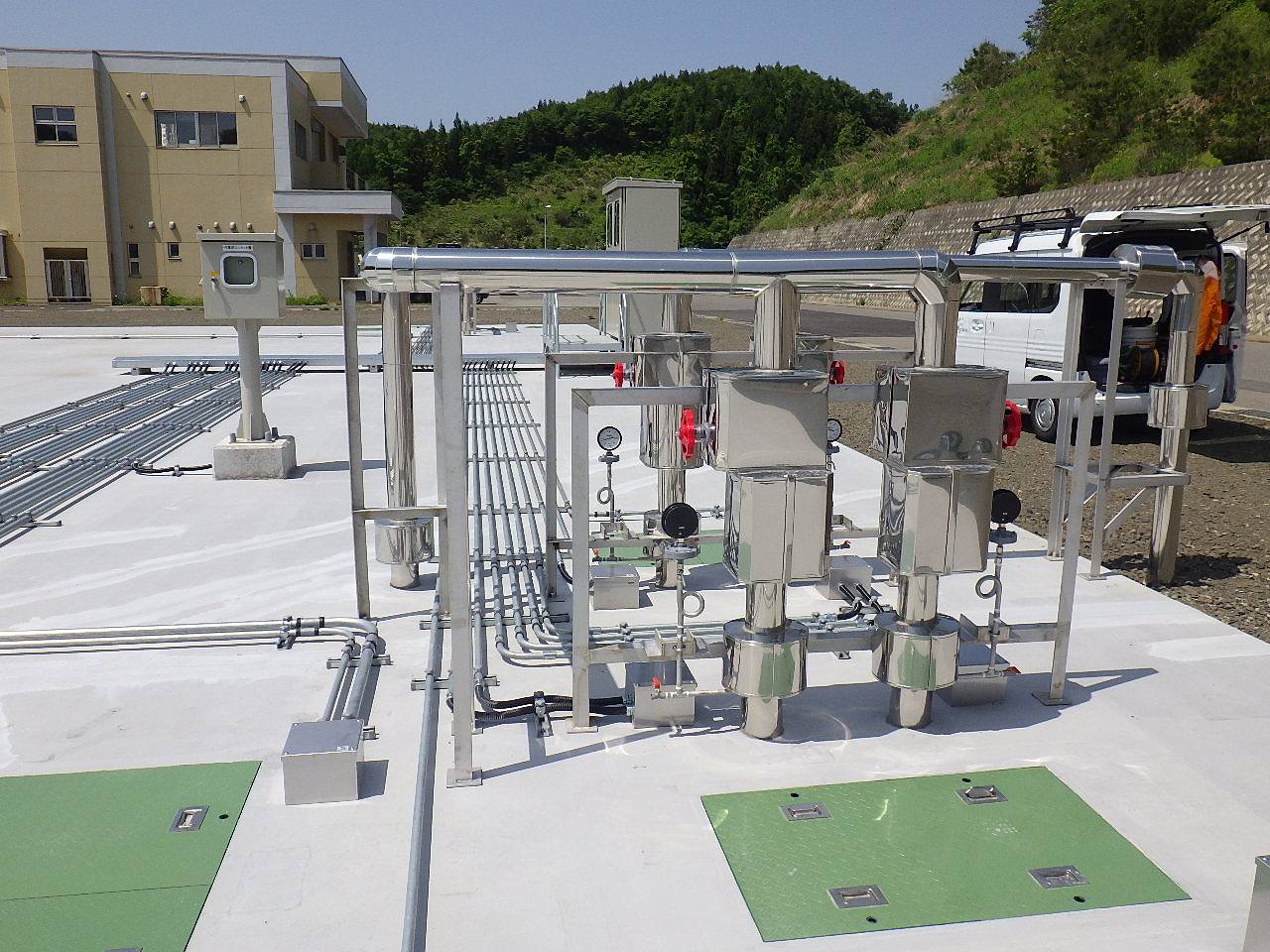 秋田県環境保全センター　浸出水処理施設設備工事